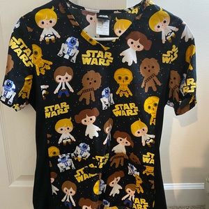 STAR WARS SCRUB TOP